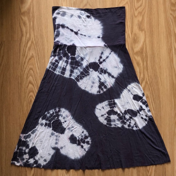 Love Tanjane Dresses & Skirts - LOVE TANJANE Purple Tie Dye Foldover Skirt/Dress S